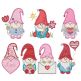 Valentine Gnomes 1 Machine Embroidery Designs by JuJu
