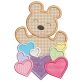 Valentine Love Applique | Machine Embroidery Designs by JuJu