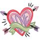 Valentines Sampler Machine Embroidery Designs by JuJu