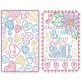 Valentines Greeting Cards 4 | Machine Embroidery Designs by JuJu