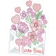 Valentines Greeting Cards 1 Digital Embroidery Designs by JuJu
