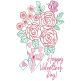 Valentines Greeting Cards 2 Digital Embroidery Designs by JuJu