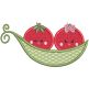 Veggie Twins Applique Machine Embroidery Designs by JuJu
