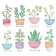 Vintage Sketch Herbs 1 Machine Embroidery Designs By JuJu
