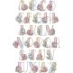 Vintage Sketch Blooming Alphabet | Machine Embroidery Designs by JuJu