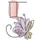 Vintage Sketch Blooming Numbers | Machine Embroidery Designs by JuJu
