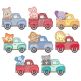 Vintage Truck Animals Applique Machine Embroidery Designs by JuJu 
