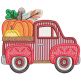 Vintage Truck Holidays Applique Machine Embroidery Designs by JuJu 