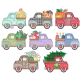 Vintage Truck Holidays Applique Machine Embroidery Designs by JuJu 
