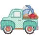 Vintage Trucks Summer Machine Embroidery Designs by JuJu