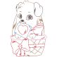Vintage Valentines Friends Digital Embroidery Designs by JuJu