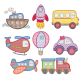 Vroom Vroom Applique Machine Embroidery Designs by JuJu
