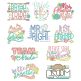 Wedding Word Art Machine Embroidery Designs By JuJu