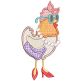Whimsical Chickens | Machine Embroidery Designs by JuJu