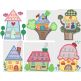 Whimsy Cottages 2 Applique Machine Embroidery Designs by JuJu 