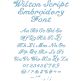 Wilton Script Embroidery Font | Machine Embroidery Designs by JuJu