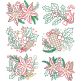 Winter Florals | Machine Embroidery Designs by JuJu