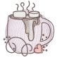Winter Warmth Sketch Digital Embroidery Designs by JuJu