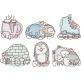 Winter Warmth Sketch Digital Embroidery Designs by JuJu