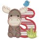 Woodland Applique Alphabet | Machine Embroidery Designs by JuJu
