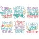 Words of Comfort 2 | Machine Embroidery Designs by JuJu