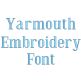 Yarmouth Embroidery Font | Machine Embroidery Designs by JuJu