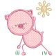 Yoga Animals 1 Machine Embroidery Designs by JuJu