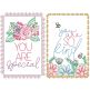 You Are Special Greeting Cards 2 | Machine Embroidery Designs by JuJu