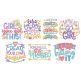 You Go Girl Word Art Machine Embroidery Designs by JuJu

