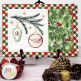 Sketch Pine Branch Mug Rug by Oma's Place