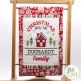 Family Christmas Mini Quilt  by Oma's Place | Machine Embroidery Designs by JuJu
