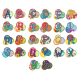 Delightful Dots Alphabet Applique Machine Embroidery Designs by JuJu 
