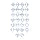 Diamond Rosebud Monogram Machine Embroidery Designs by JuJu
