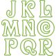Very Sweet Applique Font | Machine Embroidery Designs by JuJu