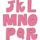 Easter Egg Applique Font