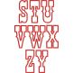                                 Cowboy Applique Font | Machine Embroidery Designs by JuJu
                            