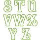 Very Sweet Applique Font | Machine Embroidery Designs by JuJu