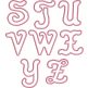 Fancy Applique Font
