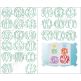 Circle Monogram Small Embroidery Font | Machine Embroidery Designs by JuJu
