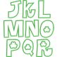 St Patricks Applique Font
