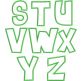 St Patricks Applique Font