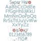 Super Hero Embroidery Font