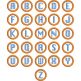 Dinky Dots Applique Font | Machine Embroidery Designs by JuJu