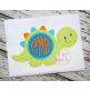 Dino Monogram Applique | Machine Embroidery Designs by JuJu