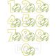 Dinosaur Bite Birthday Numbers Applique | Machine Embroidery Designs by JuJu