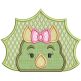 Dinosaur Peekers 1 Machine Embroidery Designs by JuJu