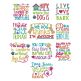 Dog Sayings Set 1 Machine Embroidery Designs by JuJu