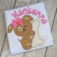 Dog Hugs Bone Applique | Machine Embroidery Designs by JuJu