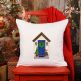 Christmas Door Applique | Machine Embroidery Designs by JuJu