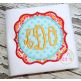 Double Applique Frame 2 | Machine Embroidery Designs by JuJu